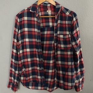 Plaid HOLLISTER button down